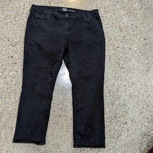 Women's Levi's Curvy Straight Black Jeans SZ 24